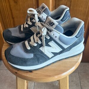 New Balance Charcoal and Light Gray Sneakers